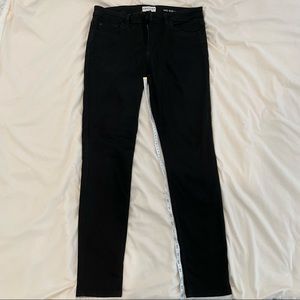 Crafted by Lee Mid-Rise Black Skinny Jean Size 12L